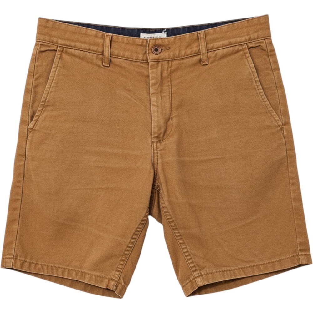 Taylor Stitch Mens 32 Brown Canvas Chino Shorts Handmade in California Workwear